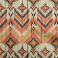 thumbnail image 1 of oneOone Silk Tabby Orange Fabric Asian Ikat Quilting Supplies Print Sewing Fabric By The Yard 42 Inch Wide, 1 of 4