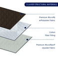 thumbnail image 4 of Subrtex Reversible Sofa Cover for Pets, Non-Slip Couch Slipcover for Dogs & Cats, Washable Furniture Protector, Fits Most Couches (Chair, Chocolate), 4 of 9