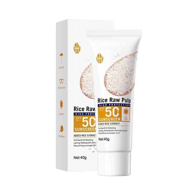 Relief Sun Rice Sunscreen For Face SPF50+ Better Than Sunscreen SPF50+ For All Skin Types Facial Care, Block UV Rays 40g