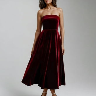 slim fit dress slacks Gina Organza Off The Shoulder Ruffle Floor Length Dress main image 1