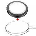thumbnail image 1 of Suitable For MagSafe Charger Bracket Non-slip Mat  Aluminum Charging Bracket Base  Compatible With For MagSafe Magnetic Charger  12/12 Mini/12 Pro/12 Pro Max-silver  Pink  Black, 1 of 6