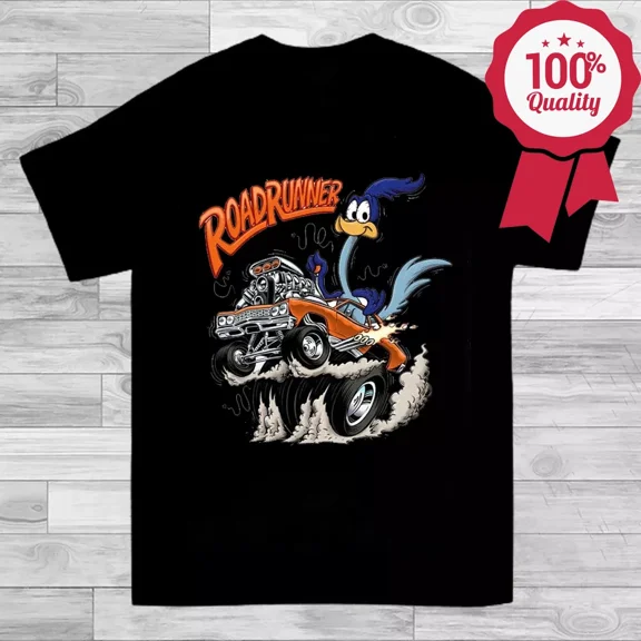 HOT Plymouth Road Runner T-Shirt Rat Fink Art Cotton T-Shirt Men Women S-5XL