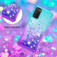 thumbnail image 4 of Funda para Samsung Galaxy A02S Transparente con Brillos Carcasa Protectora Antigolpes con Glitter Brillante, 4 of 5