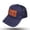 Navy, variant on Unisex Dad Logo Mesh Baseball Cap, Breathable Sun Protective Curved Brim Hat, Classic Casual Letter Printed Adjustable Cap For Father's Day Outdoor Daily All Season Wear White One Size