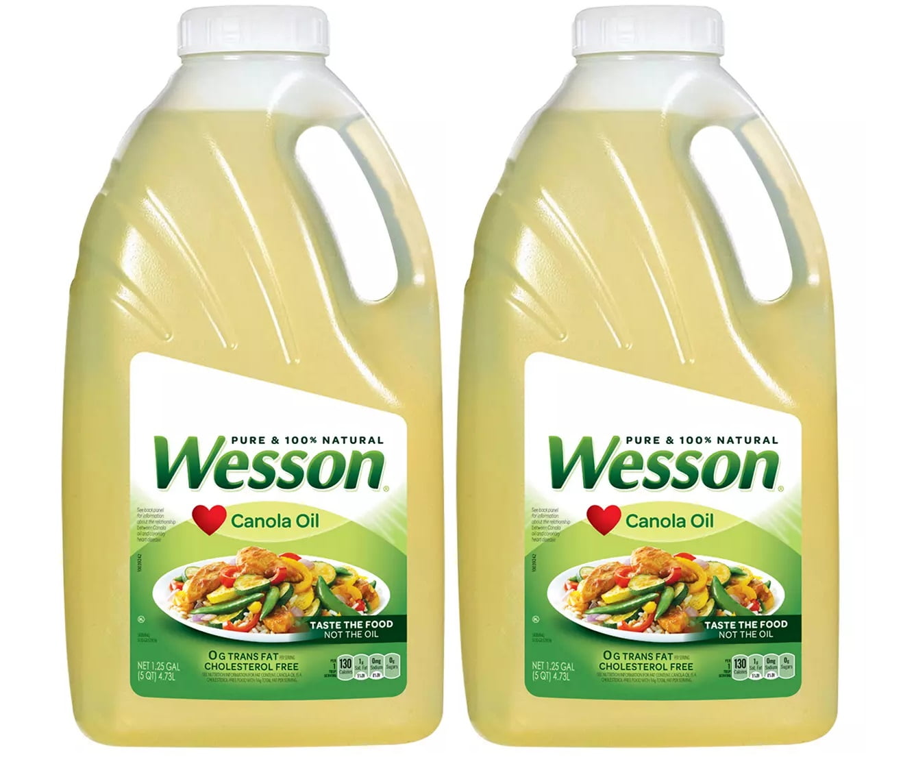 2 Pack Wesson Pure Canola Oil (5 qts.)