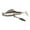 Black White, variant on Mightlink 8.5cm/12.7g Bionic Bait 3D Simulated Fisheye Sharp Hook Realistic Soft Lure with Sequins for Outdoor Fishing