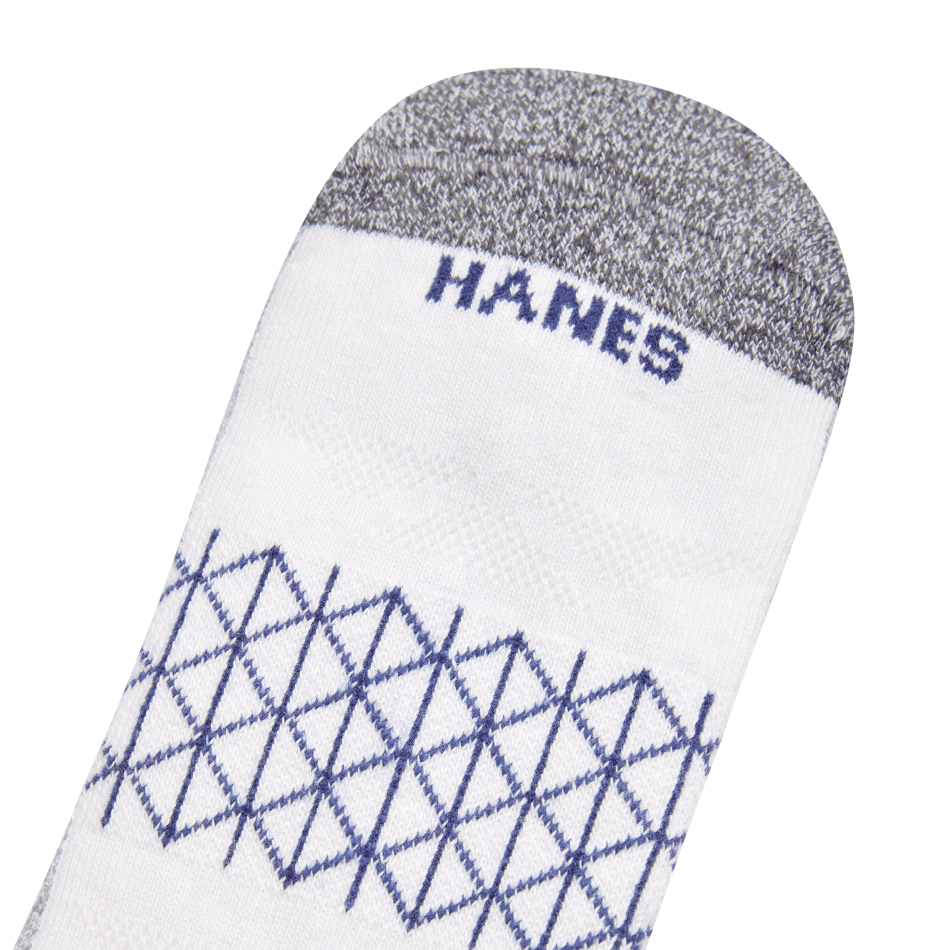 Hanes Mens Absolute Comfort Cushioned Heel Shield Socks, 3 Pairs