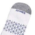 thumbnail image 6 of Hanes Mens Absolute Comfort Cushioned Heel Shield Socks, 3 Pairs, 6 of 9