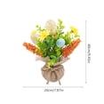 thumbnail image 2 of DAMAI Micro Easter Egg Tree with Burlap Base Easter Tree Ornament Artificial Table Tree for Wedding Birthday Spring Event Decoration, 2 of 7