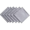 thumbnail image 1 of Design Imports Gray Solid Chambray Napkin Set of 6, 1 of 2