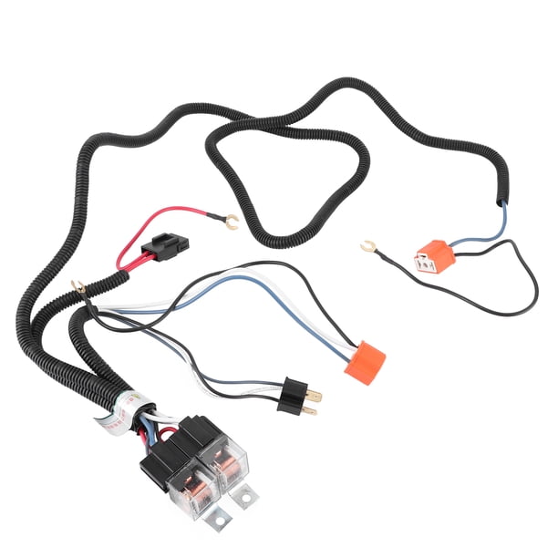 Kit de arnés de cableado de relé de faros, 2 uds., puerto de luces, potenciador de faros, abrillantador de luz oscura, 12V, 40A, 55W