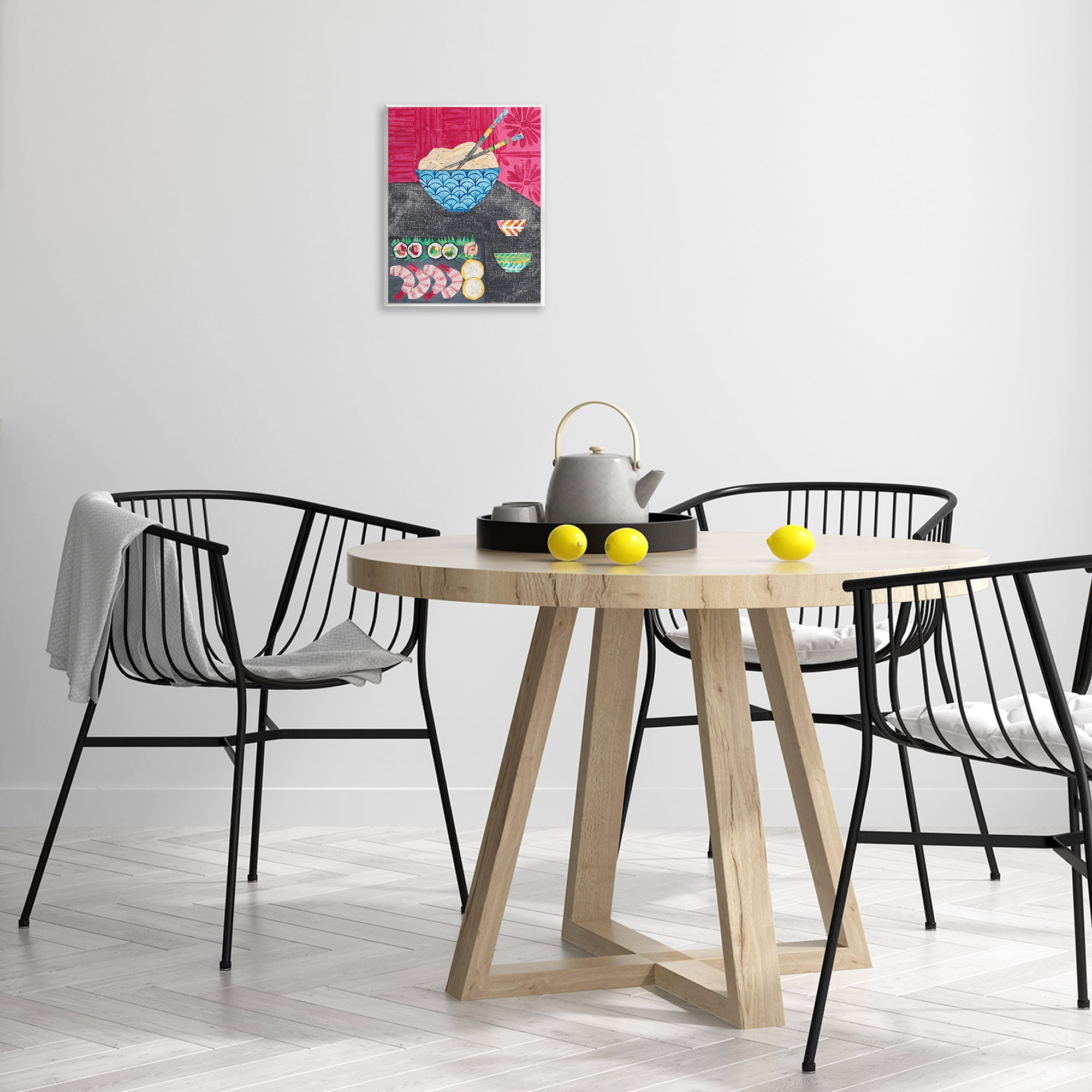 Stupell Industries Patterned Sushi Tablescape Food & Beverage Painting Unframed Art Print Wall Art, 11 x 14