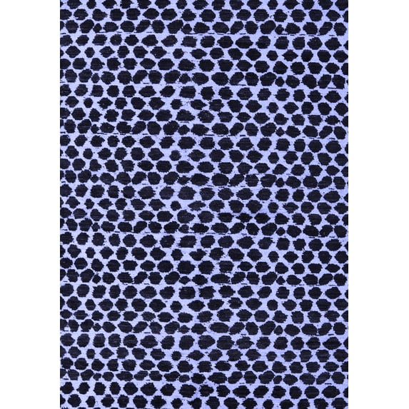 Ahgly Company Indoor Rectangle Abstract Blue Modern Area Rugs, 2' x 3'