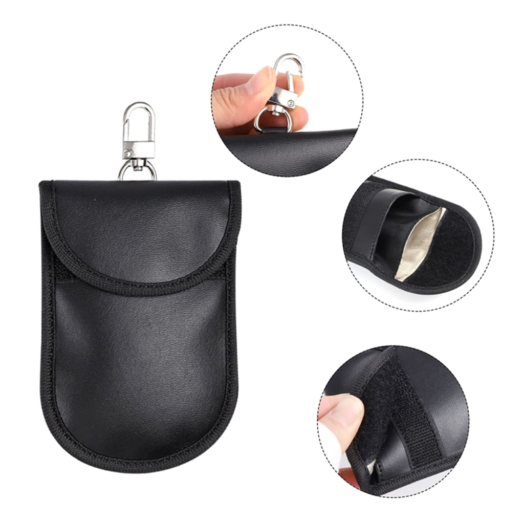 lanema Car Key Signal Blocker Box Keys Cage Shielding Sleeve RFID Anti-Theft Bag
