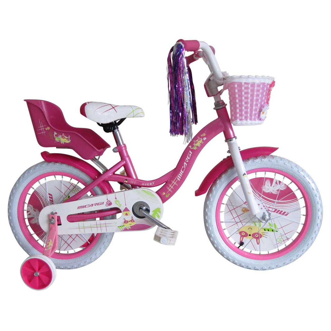 MICARGI INDUSTRIES Micargi 16inch Girl Pink Bicycle Avery BMX