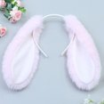 thumbnail image 5 of Fashion Headband Cartoon Headdress Plush Long Ears Hair Hoop Hair Accessories for Women Girls Gatherings, 5 of 9