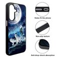 thumbnail image 2 of WIRESTER Shockproof Soft Rubber Cover Case for Samsung Galaxy A17 5G 6.7" 2025, Wolf Pack Moon, 2 of 5