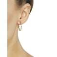 Brilliance Fine Jewelry 10K Yellow Gold DiamondCut Twist Earrings