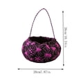 thumbnail image 3 of CRAGRSI Spiderweb Halloween Bags Candy Bags for Kids Halloween Party Favors 6.3 x 5.1 Inch Black, 3 of 7