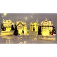 thumbnail image 4 of POINTERTECK Ornement de Village de Noël, Maisons Éclairées à LED avec Figurines, Décoration Intérieure, 4 of 10