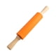 thumbnail image 1 of Rodillo de silicona para hornear - Mango de madera de superficie antiadherente - Rodillo de masa para pizza, 1 of 5