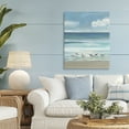 thumbnail image 2 of Stupell Industries Gentle Waves Shore Birds Canvas Wall Art design by Sally Swatland, 30 x 24, 2 of 7