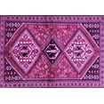 thumbnail image 1 of Ahgly Company Indoor Rectangle Persian Purple Traditional Area Rugs, 2' x 4', 1 of 4