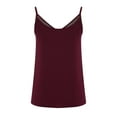 thumbnail image 5 of Pntutb Womens Tops,Women V-Neck Tank Tops Strap Lace Patchwork Summer Solid Sleeveless Vest, 5 of 5