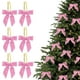 thumbnail image 1 of 6pcs Small Velvet Christmas Bows For Christmas Tree Wreath Gift Wrap Crafts Wedding Party Bows For Snack Bags Baking Candy Bags Home Decoration, 1 of 8