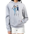 thumbnail image 4 of Women's G-III 4Her by Carl Banks  Heather Gray Tampa Bay Rays Baseball Girls Fleece Pullover Hoodie, 4 of 5