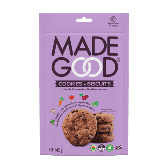 MadeGood Biscuits Double chocolat Sachets de 142 g