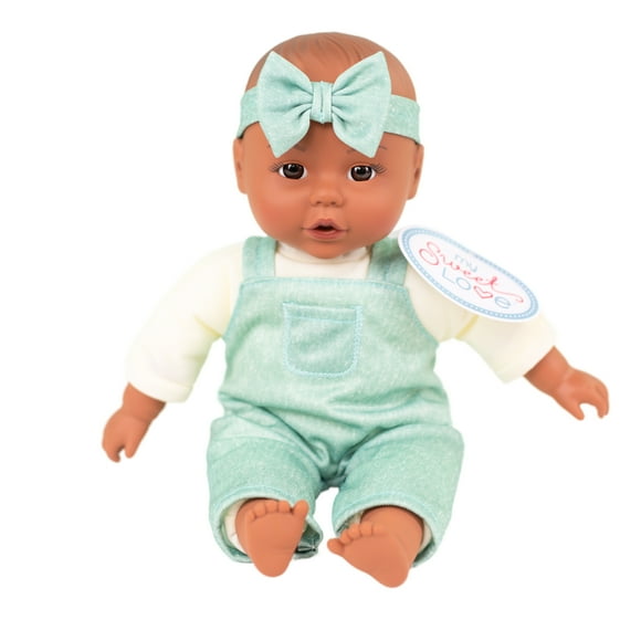 My Sweet Baby 12-inch Soft Baby Doll, Sage Green Outfit
