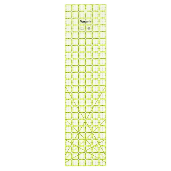 Dritz RN24 Omnigrip 6-Inch by 24-Inch Non-Slip, Quilter's Ruler