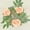 Rose Gold, variant on Specollect Clearance 1Pcs Red Rose Candle Rings Wreaths Artificial Flowers with Green Leaves Floral Table Pillar Centerpiece Mini Rings Garland for Wedding Home Party Table Wreath Candle Holder Décor