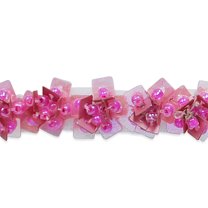 Expo Int'l 5 yards of Tabitha Sequin Flower Beaded Trim