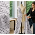 thumbnail image 5 of Soimoi Purple Cotton Poplin Fabric Yacht & Waves Nautical Printed Craft Fabric by the Yard 42 Inch Wide, 5 of 7