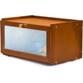 thumbnail image 1 of ETMI Bamboo Bread Box for Kitchen Countertop-Large Farmhouse Brown Bread Box with Window Bread Holder, 1 of 7