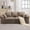 Brown, variant on HASLE OUTFITTERS 94'' White Chenille Cloud Loveseat, Oversized 2-Seater Upholstered Sofa, Deep Seat Modern Couch for Living Room, No Assembly Needed, White