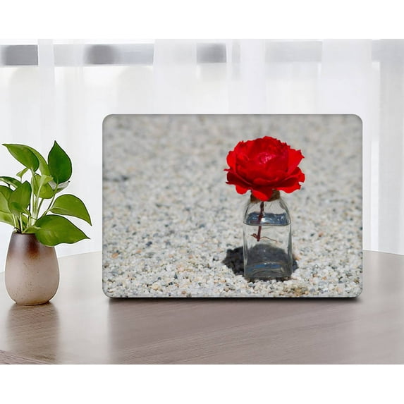 KSK KAISHEK Plastic Hard Shell Case Cover Only Compatible 2022 - 2018 Release New MacBook Air 13" Retina Display Touch ID + Black Keyboard Cover Model: A1932 A2179 A2337 m1 Flower 0355