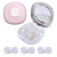 thumbnail image 1 of Kit de estuches para lentes de contacto Erewa con espejo y 3 estuches adicionales, color rosa, 1 of 7