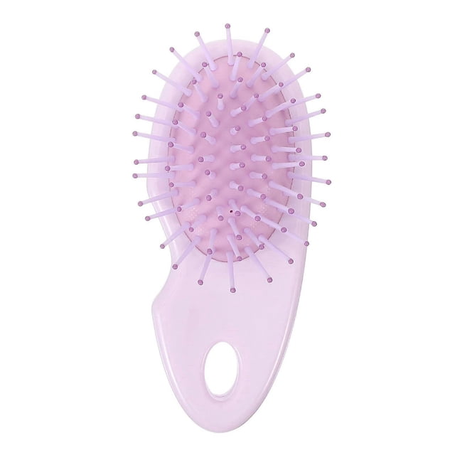 Detangling Hair Brush with Gentle Scalp Massage, Compact Travel Size for Kids and Adults