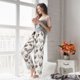 thumbnail image 5 of Balery Chickens Pantalones de pijama para mujer, pijamas ultraligeros, pantalones de estar por casa-Large, 5 of 6