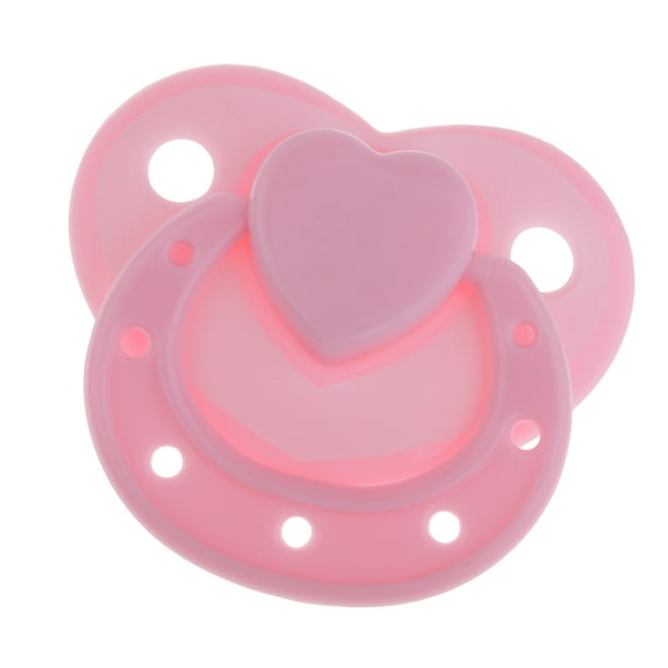 Chupete Magnético Verde con Imán para Accesorios de Rosado Sunnimix Muñecas Pacificador Magnético