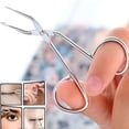 thumbnail image 3 of EXLEAF 2026 New Eyebrow Tweezers Women Stainless Professional Scissors Handle Slant Tip Flat Tweezers Hair Pluckers Brow Pliers Clip Shaping Crafting Care Beauty Tools for Women and Men, 3 of 7