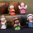 thumbnail image 4 of Pesebre de Resina Yuarrent 11 Figuras de Natividad Luz LED Multicolor, 4 of 6