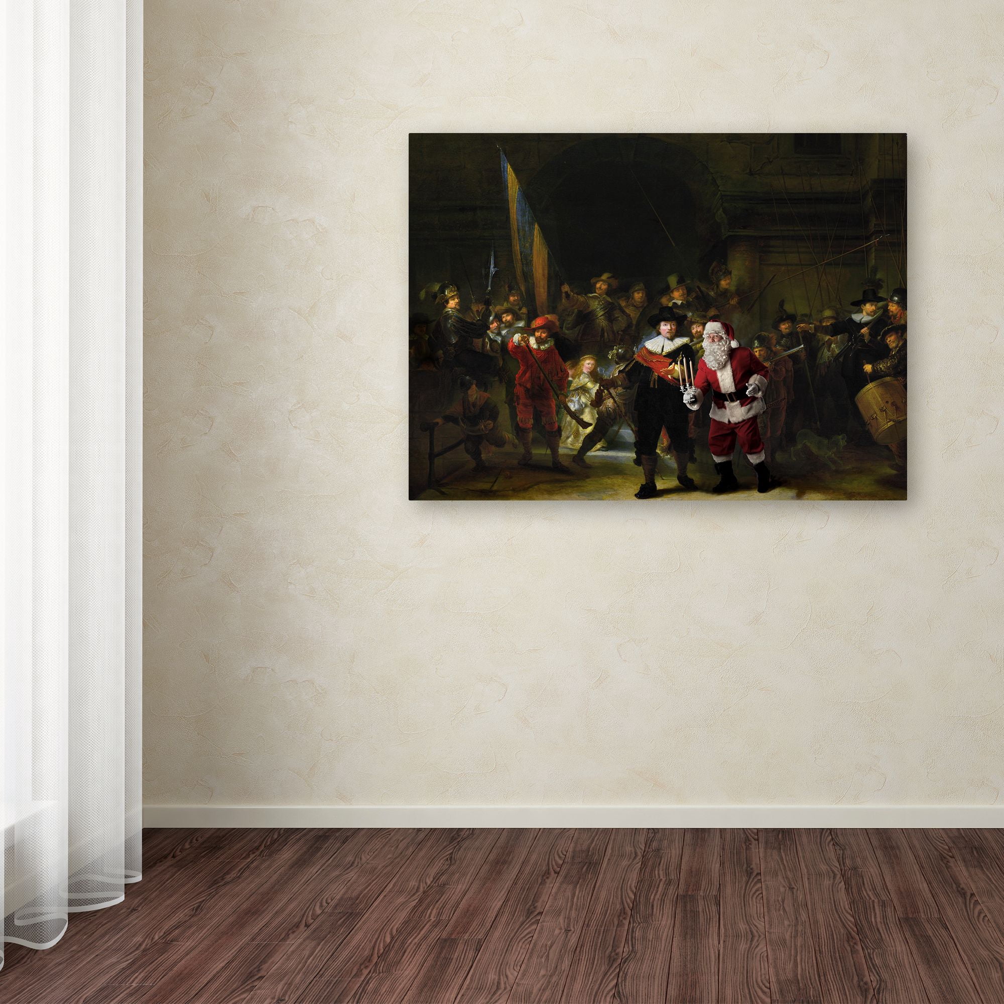 Trademark Fine Art 'Rembrandt-Night Watch' Canvas Art by Ed Wheeler