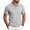 Light Gray, variant on Men's Polo Shirts Short Sleeve Breathable Solid Color Waffle Casual Collared T-Shirt, M