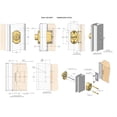 thumbnail image 4 of Cerrojo de seguridad con llave ideal para puertas contra tormentas y mosquiteras, 4 of 4