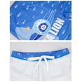 thumbnail image 2 of Toddler Boy Swimsuit Youth Two Piece Swim Set Cartoon Animal Print Trunks with Cap Comfort Fit Boys Swim Set Light Blue 2-3Y, 2 of 7