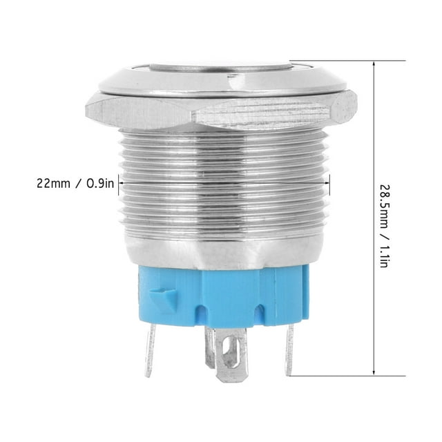 Interruptor de botón, interruptor de botón de 2 piezas, interruptor de botón, interruptor de metal, solución innovadora Jadeshay A